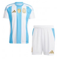 Argentina Hjemmedraktsett Barn Copa America 2024 Kortermet (+ Korte bukser)